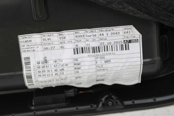 AUDI A7 BOCZEK BOCZKI DRZWI drzwiowe tapicerka skóra 4G8 4G8867103 4G8867104 4G8867303 4G8867304 4G8867103 4G8867104 4G8867303