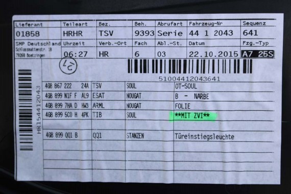 AUDI A7 BOCZEK BOCZKI DRZWI drzwiowe tapicerka skóra 4G8 4G8867103 4G8867104 4G8867303 4G8867304 4G8867103 4G8867104 4G8867303