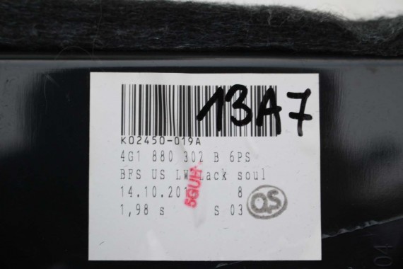 AUDI A6 A7 SCHOWEK KONSOLI PASAŻERA 4G1880302B kolor 24A czarny 4G FL LIFT 4G1880302B 4G1880302B 4G1880302B 4G1880302B 4G1880302