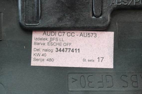 AUDI A7 LISTWY OZDOBNE WYKOŃCZENIE DEKORY 4G8867409AJ 4G8867410AH 4G8867419AA 4G8867420AA 4G8853190P 4G8864261N dekor AJ3 4G8 FL