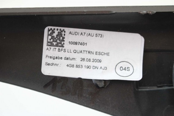 AUDI A7 LISTWY OZDOBNE WYKOŃCZENIE DEKORY 4G8867409AJ 4G8867410AH 4G8867419AA 4G8867420AA 4G8853190P 4G8864261N dekor AJ3 4G8 FL