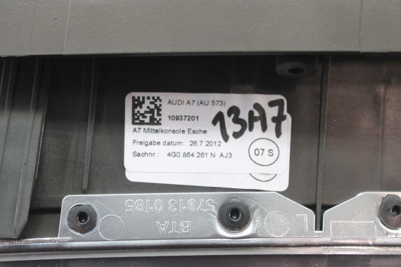 AUDI A7 LISTWY OZDOBNE WYKOŃCZENIE DEKORY 4G8867409AJ 4G8867410AH 4G8867419AA 4G8867420AA 4G8853190P 4G8864261N dekor AJ3 4G8 FL