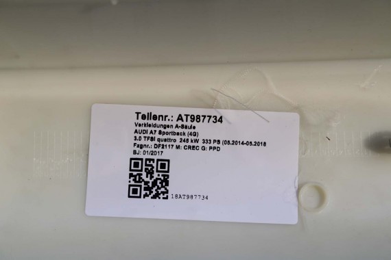 AUDI A7 SŁUPEK A POSZYCIE SŁUPKA 4G8867233B 4G8867234B 4G8867233 4G8867234 SŁUPKI HF6 4G8867233B 4G8867234B 4G8867233B 4G8867234