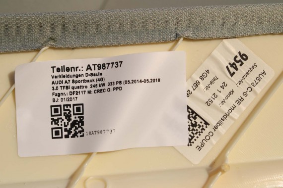 AUDI A7 SŁUPEK C POSZYCIE 4G8867287 4G8867288 SŁUPKA 4G8 867 287 4G8867287 4G8867288 4G8867287 4G8867288 4G8867287 4G8867288 HF6