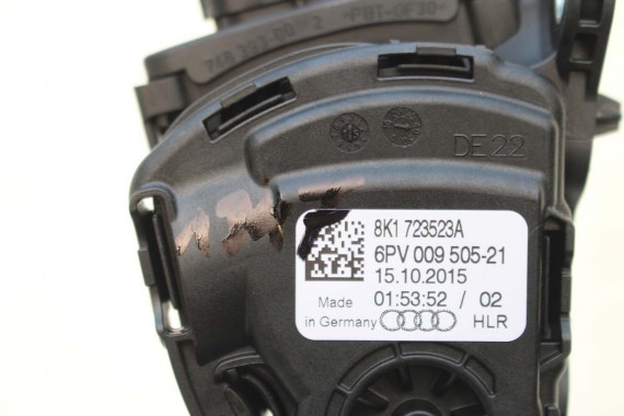 AUDI A4 A5 A6 A7 A8 Q5 PEDAŁ GAZU 8K1723523A 8K1 723 523 A 8K1723523 potencjometr LIFT 8K1723523A 8K1723523 8K1723523A 8K1723523
