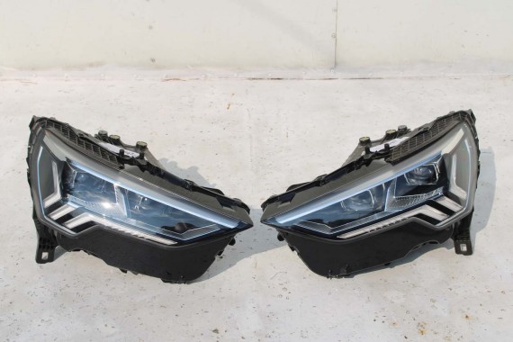 AUDI Q3 83A II PRZÓD maska błotniki zderzak pas przedni lampy wzmocnienie błotnik lampa FULL 2Y2Y LS9R Gletscherweiss Biały F3