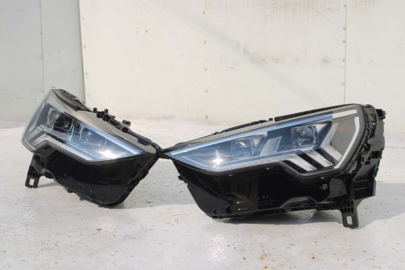 AUDI Q3 83A II PRZÓD maska błotniki zderzak pas przedni lampy wzmocnienie błotnik lampa FULL 2Y2Y LS9R Gletscherweiss Biały F3