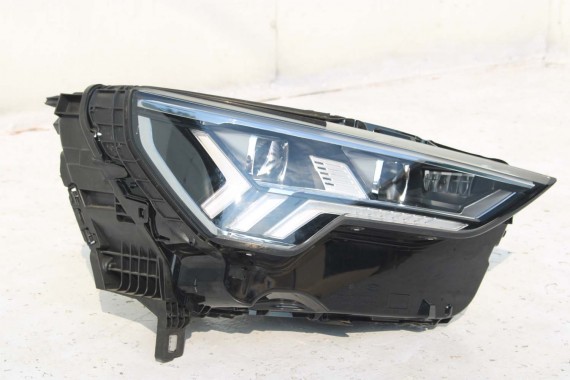 AUDI Q3 83A II PRZÓD maska błotniki zderzak pas przedni lampy wzmocnienie błotnik lampa FULL 2Y2Y LS9R Gletscherweiss Biały F3