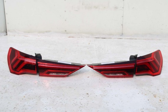 AUDI Q3 83A II TYŁ ZDERZAK + KLAPA BAGAŻNIKA + LAMPY lampa tylny Matrix 2Y2Y LS9R Gletscherweiss Biały F3 83A827025 83A807511