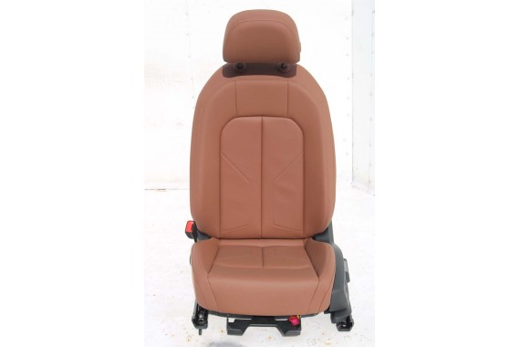 AUDI Q3 83A II FOTELE KOMPLET FOTELI siedzeń siedzenia tapicerka skóra brąz F3 N1M Leder/Kunstleder mono.pur 550-Kombination