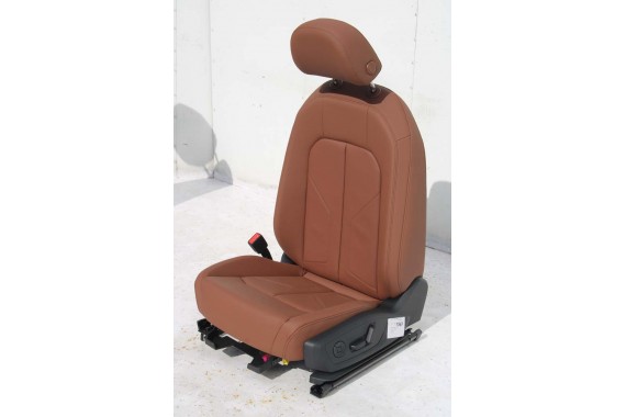 AUDI Q3 83A II FOTELE KOMPLET FOTELI siedzeń siedzenia tapicerka skóra brąz F3 N1M Leder/Kunstleder mono.pur 550-Kombination