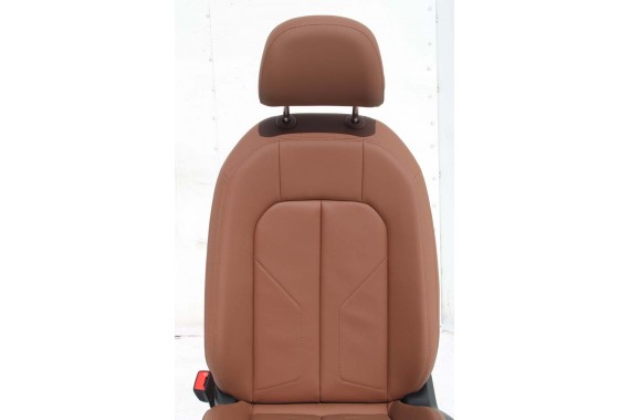AUDI Q3 83A II FOTELE KOMPLET FOTELI siedzeń siedzenia tapicerka skóra brąz F3 N1M Leder/Kunstleder mono.pur 550-Kombination