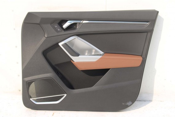 AUDI Q3 83A II FOTELE KOMPLET FOTELI siedzeń siedzenia tapicerka skóra brąz F3 N1M Leder/Kunstleder mono.pur 550-Kombination