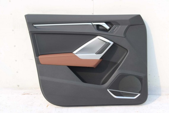 AUDI Q3 83A II FOTELE KOMPLET FOTELI siedzeń siedzenia tapicerka skóra brąz F3 N1M Leder/Kunstleder mono.pur 550-Kombination