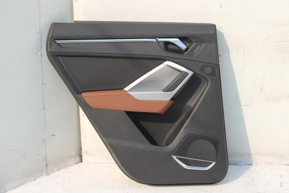 AUDI Q3 83A II FOTELE KOMPLET FOTELI siedzeń siedzenia tapicerka skóra brąz F3 N1M Leder/Kunstleder mono.pur 550-Kombination