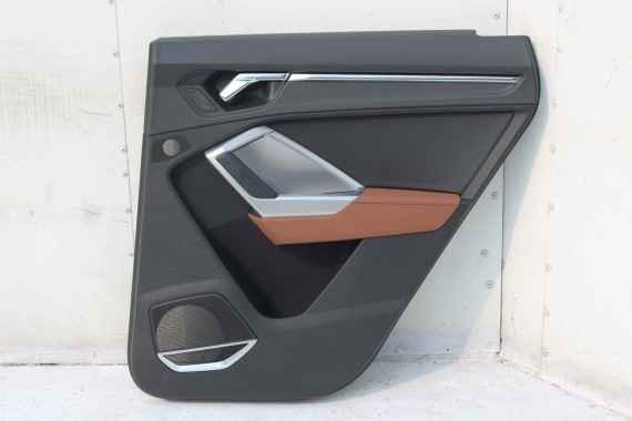 AUDI Q3 83A II FOTELE KOMPLET FOTELI siedzeń siedzenia tapicerka skóra brąz F3 N1M Leder/Kunstleder mono.pur 550-Kombination