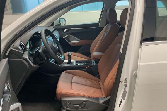 AUDI Q3 83A II FOTELE KOMPLET FOTELI siedzeń siedzenia tapicerka skóra brąz F3 N1M Leder/Kunstleder mono.pur 550-Kombination