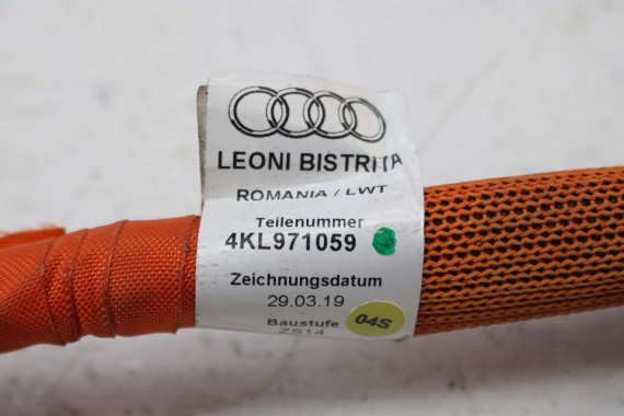 AUDI E-TRON WIĄZKA 4KL971059 ŁADOWANIA Q8 ETRON kabel ładowania 4KL 971 059 przewód Wysokowoltowy 4KL971059 4KL971059 4KL971059A