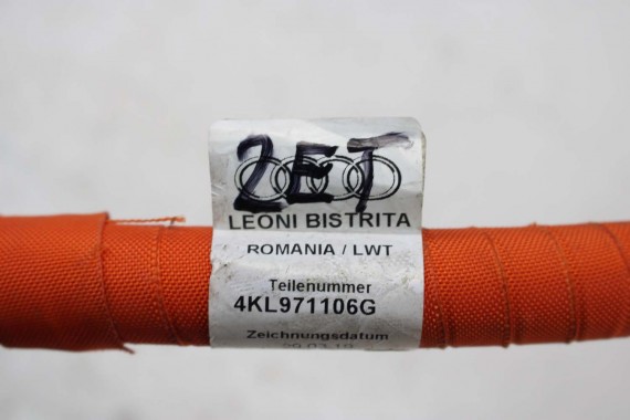 AUDI E-TRON WIĄZKA GNIAZDO 4KL971106G ŁADOWANIA Q8 ETRON Gniazdo Port Ładowania KABEL ŁADOWANIA Z GNIAZDEM 4KE971872 4KL971106G