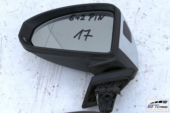 AUDI TT LUSTERKA DRZWI S-LINE 6+2 pin 8S lusterko zewnetrzne lewe + prawe 2 sztuki 8S0 8S1857409 8S1857410 8S0857527 8S0857528