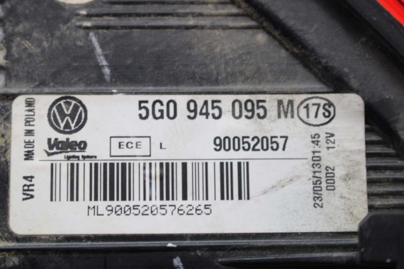 VW GOLF 7 VII LAMPY TYLNE TYŁ 5G0945095M 5G0945096M 5G0945093AC 5G0945094AC lampa tyna 5G0 945 093 5G0945093 5G0945094 5G0945095