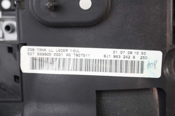 AUDI TT TUNEL ŚRODKOWY 8J1863242B 8J0863245B 8J 8J0863245 6PS 8J0 863 245 skóra 8J1863242 8J1 863 242 8J1863242B 8J0863245B