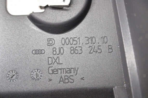 AUDI TT TUNEL ŚRODKOWY 8J1863242B 8J0863245B 8J 8J0863245 6PS 8J0 863 245 skóra 8J1863242 8J1 863 242 8J1863242B 8J0863245B