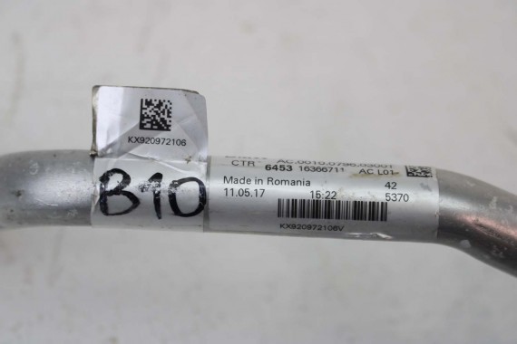 BMW X1 F48 RURKA KLIMATYZACJI 9209721 64539209721 WĄŻ PRZEWÓD KLIMY X2 F39 F45 F46 MINI F54 F55 F56 F57 F60 6453 9209721 9209721