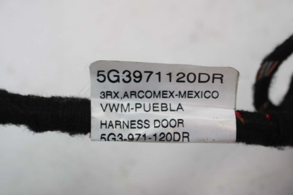 VW GOLF VII 7 WIĄZKA ELEKTRYCZNA DRZWI 5G3971120DR 5G3971120DR instalacja przód przednia 5G3971120DR 5G3971120HP 5G3 971 120 DR
