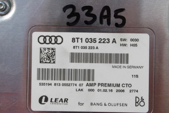 AUDI A5 SPORTBACK GŁOŚNIKI BANG & OLUFSEN 8T8 8T 8T1035223A 8K0035411A 8T0035415B 8T0035416 8T0035397A 8K9035382A 8K9035709