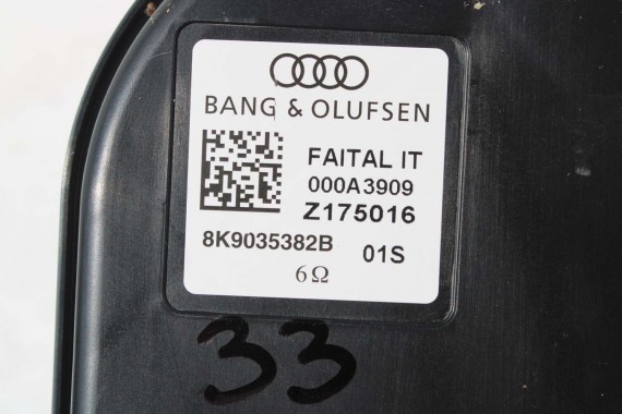 AUDI A5 SPORTBACK GŁOŚNIKI BANG & OLUFSEN 8T8 8T 8T1035223A 8K0035411A 8T0035415B 8T0035416 8T0035397A 8K9035382A 8K9035709