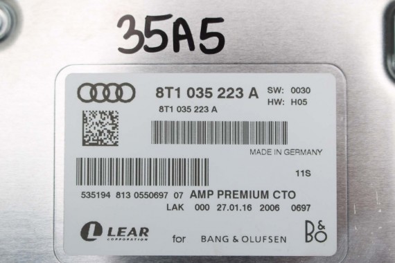 AUDI A5 SPORTBACK GŁOŚNIKI BANG & OLUFSEN 8T8 8T 8T1035223A 8K0035411A 8T0035415B 8T0035416 8T0035397A 8K9035382A 8K9035709