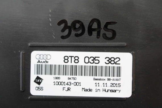 AUDI A5 GŁOŚNIKI GŁOŚNIK KOMPLET NAGŁOŚNIENIE 8T 8R0035399A 8R0035411 8R0035415A 8T0035415A 8T8035382 SPORTBACK FL LIFT 8T