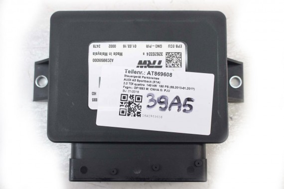 AUDI A4 A5 Q5 MODUŁ STEROWNIK HAMULCA EPB 8K0907801N 8K0907801J 8K0 907 801 PARKOWANIA 8K 8T 8K0907801M 8K0907801P FL 8K0907801N