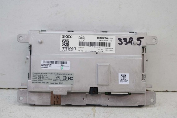 AUDI A4 A5 Q5 A6 Q7 MONITOR LCD MMI 8R0919604A 8R0 919 604 ekran wyświetlacz 8R0919604 8F0919604 4F0919604 8R0919604A 8R0919604