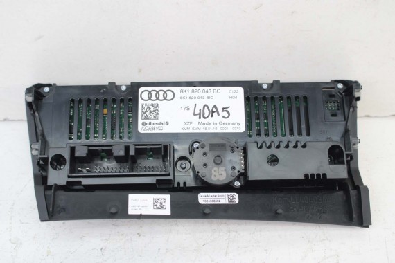 AUDI A4 A5 Q5 PANEL KLIMATYZACJI 8K1820043BC moduł sterownik nawiewu klimy 8K1 820 043 BC 8K 8T 8K1820043AE 8K1820043AC FL LIFT