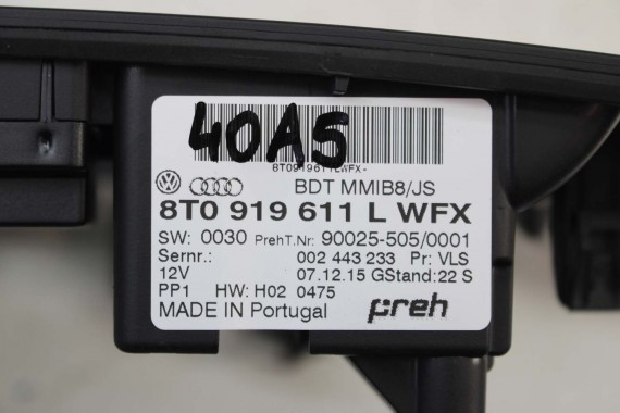 AUDI A4 A5 Q5 PANEL GAŁKA MMI 8T0919611L 8T0919611L 8K 8T 8R HIGH 8T0919611C WFX 8T0919611L 8T0919611 8T0919611C 8T0919611L FL