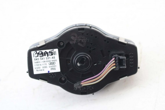 AUDI A4 A5 Q5 PRZEŁĄCZNIK ŚWIATEŁ 8K0941531AS WŁĄCZNIK  8K0 941 531 AS 8K0941531AA 8K0941531AL 8K0941531G FL LIFT 8K B8 8T 8R