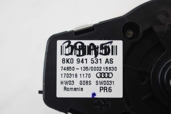 AUDI A4 A5 Q5 PRZEŁĄCZNIK ŚWIATEŁ 8K0941531AS WŁĄCZNIK  8K0 941 531 AS 8K0941531AA 8K0941531AL 8K0941531G FL LIFT 8K B8 8T 8R