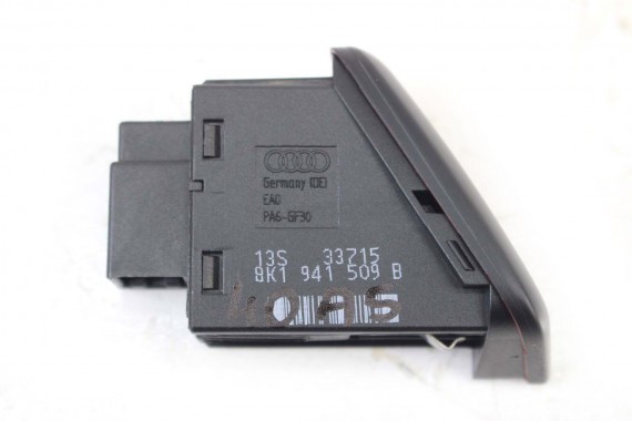 AUDI A4 A5 PRZYCISK ŚWIATEŁ AWARYJNYCH 8K1941509B 8K1941509 8K1 941 509 V10 czarny 8K 8T włącznik 8K1941509B 8K1941509 8K1941509