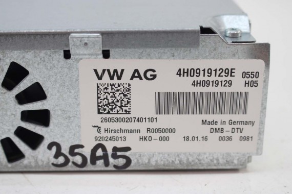 AUDI A4 A5 A6 A8 TUNER TV 3G HYBRID MMI 4H0919129E 4H0 919 129 E 8U 8R 4L 4H0919129E 4H0919129E 4H0919129E 4H0919129E 4H0919129