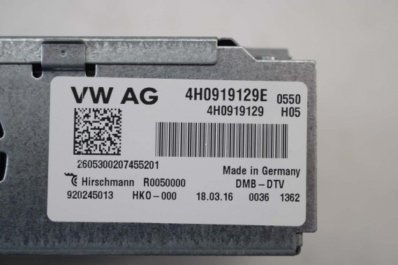 AUDI A4 A5 A6 A8 TUNER TV 3G HYBRID MMI 4H0919129E 4H0 919 129 E 8U 8R 4L 4H0919129E 4H0919129E 4H0919129E 4H0919129E 4H0919129