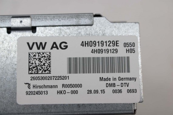 AUDI A4 A5 A6 A8 TUNER TV 3G HYBRID MMI 4H0919129E 4H0 919 129 E 8U 8R 4L 4H0919129E 4H0919129E 4H0919129E 4H0919129E 4H0919129