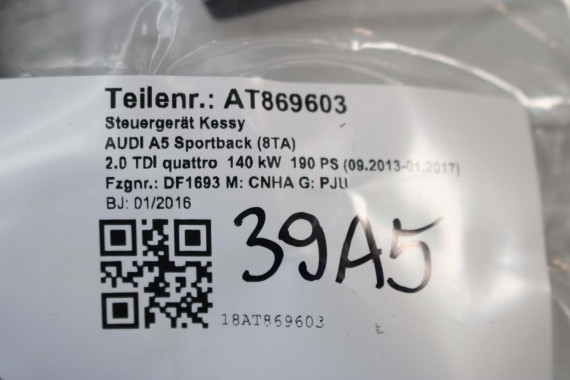 VW AUDI A4 A5 A6 A8 Q5 ANTENA KESSY 8K0907247 8K0907247 ANTENY moduł sterownik 8K0907247 8K0907247 8K0907247 8K0907247 8K0907247