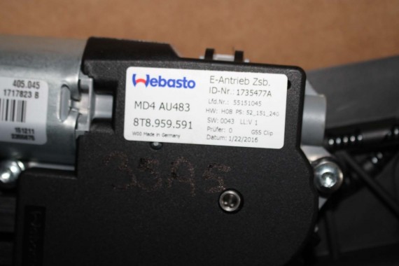 AUDI A5 SPORTBACK SZYBERDACH DACH 8T8877041E 8T8877049 8T8 877 041 E 8T FL LIFT DACH  8T8877041E 8T8877049 8T8877041E 8T8877049