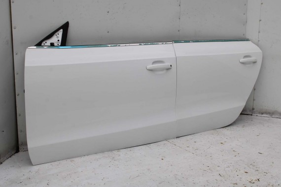 AUDI A5 SPORTBACK DRZWI LEWE PRZÓD + TYŁ STRONA LEWA przednie + tylne 2 sztuki 8T 8T8 T9T9 LY9C Biel ibisa 8T8831051 8T8833051