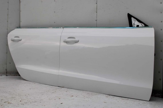 AUDI A5 SPORTBACK DRZWI PRAWE PRZÓD + TYŁ STRONA PRAWA przednie + tylne 2 sztuki 8T 8T8 T9T9 LY9C Biel Biały 8T8831052 8T8833052