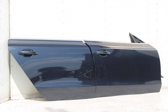 AUDI A5 SPORTBACK DRZWI PRAWE PRZÓD + TYŁ STRONA PRAWA przednie + tylne 2 sztuki 8T 8T8 W1W1 LX5R Niebieski 8T8831052 8T8833052