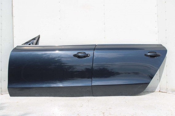 AUDI A5 SPORTBACK DRZWI LEWE PRZÓD + TYŁ STRONA LEWA przednie + tylne 2 sztuki 8T8 Kolor LX5R W1W1 niebieski 8T8831051 8T8833051