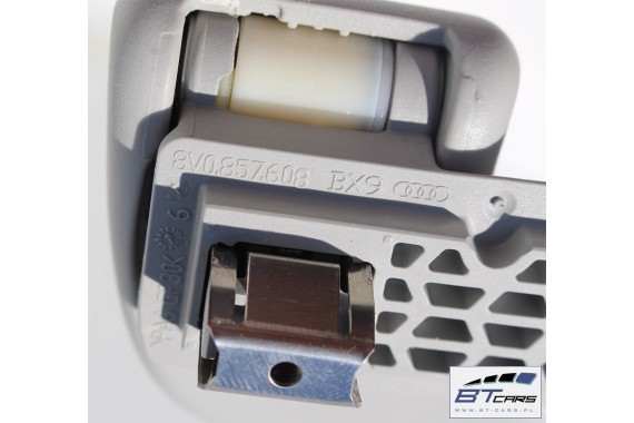 AUDI A3 UCHWYT RĄCZKA PODSUFITKI UCHWYTY RĄCZKI 8V 8V0857608 8V0857607 8V0 857 607 EP5 - kryształowo srebrny 8V0857608 8V0857607